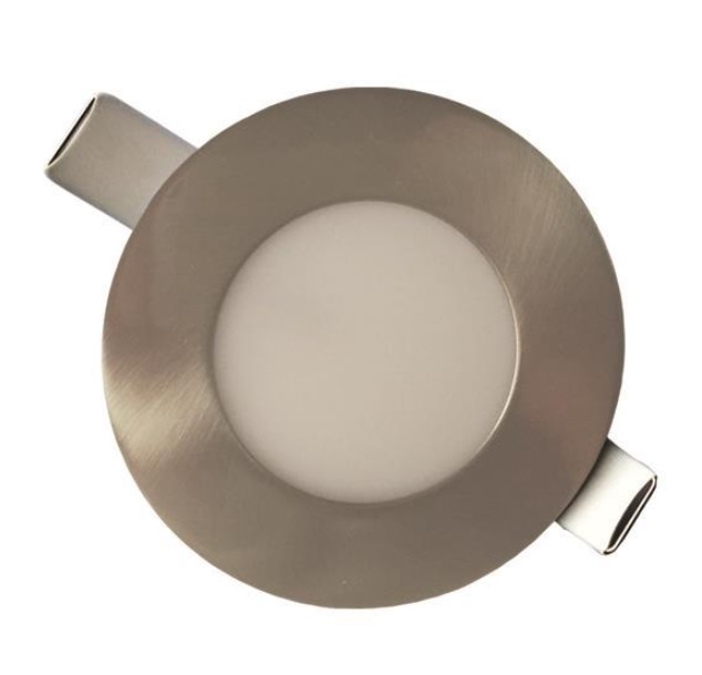 Downlighter inbouw LED SLIM F85 3W 4000K RVS Look PLUS