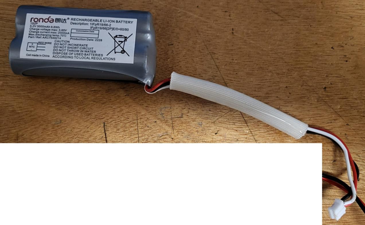 Noodverlichting Accupack LiFeP04 3,2V 3000mAh [1S2P+NTC]