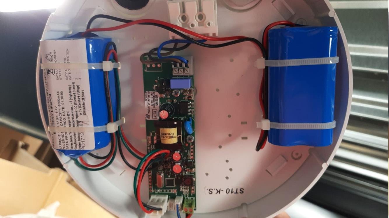 Noodverlichting Pack Train 6,4V 6000mAh [2xBlock]