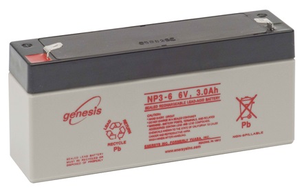 Loodaccu EnerSys Genesis NP3-6 6V 3Ah AGM