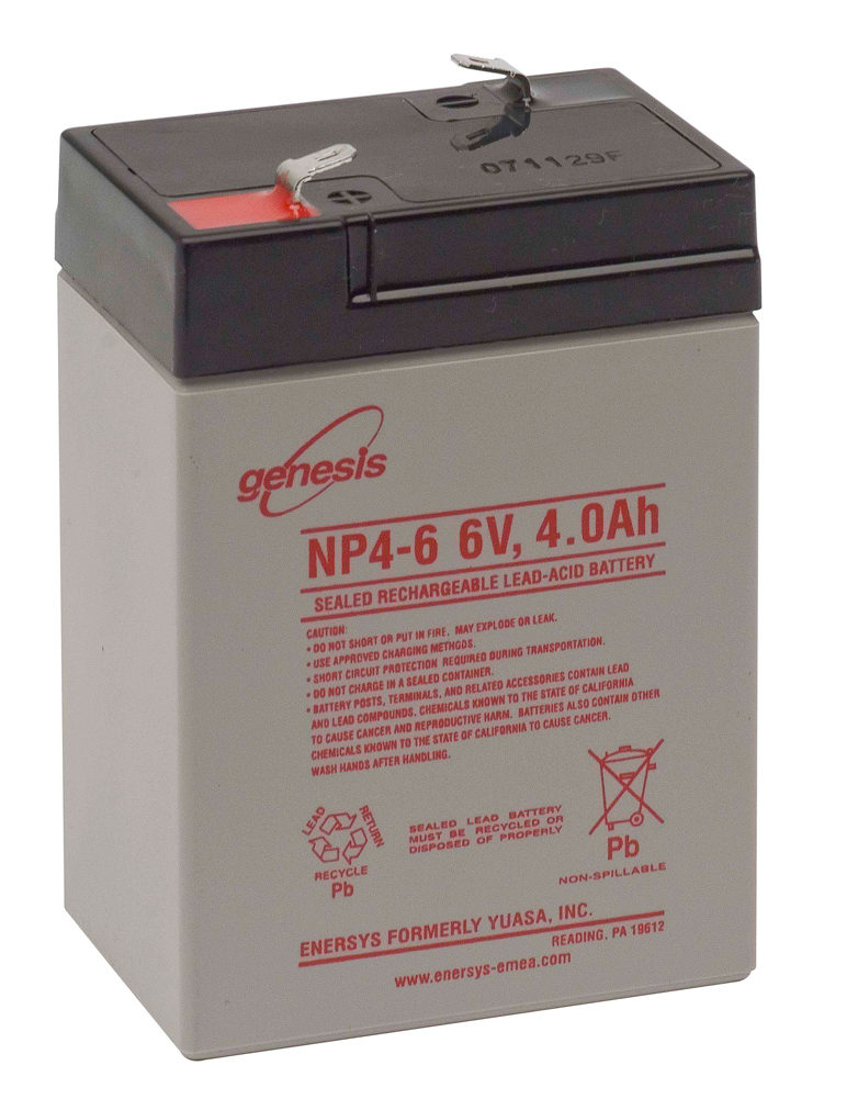 Loodaccu EnerSys Genesis NP4-6 6V 4Ah AGM
