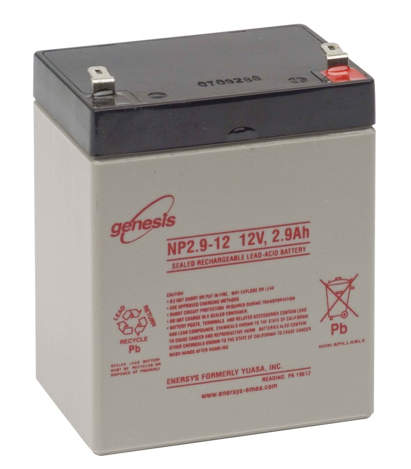 Loodaccu EnerSys Genesis NP2.9-12 12V 2,9Ah AGM