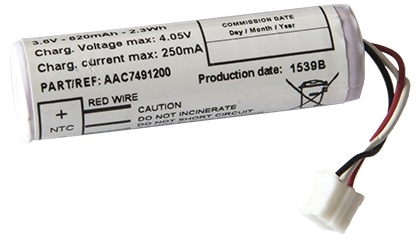 1UR14500A2-C002A Noodverlichting Pack LiIon 3.6V 1240mAh