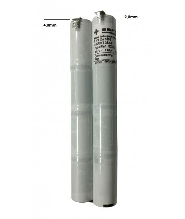 NV accupack Cs VHT ST 9.6V2000mAh