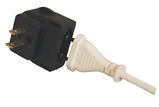 Converterplug EURO - USA Zwart CP4-B