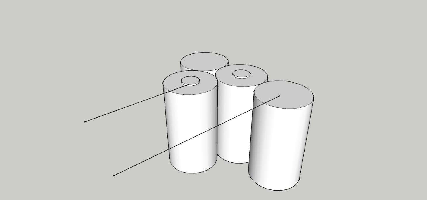 NV accupack D VNT Side by Side 4,8V 4000mAh
