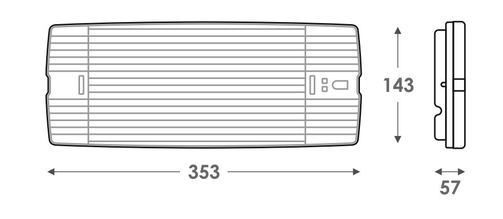 LED noodverlichting GR-315/15L/A