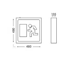 TUNNEL LEDverlichting GR-578/L/18/ST/WPO