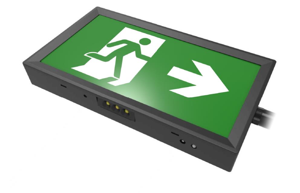 Noodverlichting COLIBRI V2 3.5W IP20 100LM AUTOTEST BLACK